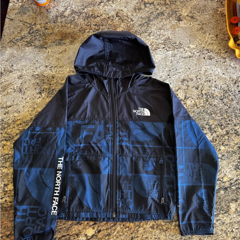 The North Face kids hooded wind jacket